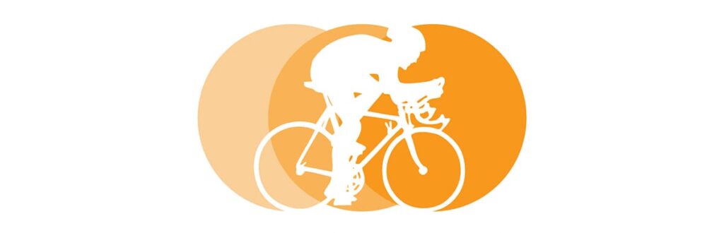 RideHome logo with a cyclist
